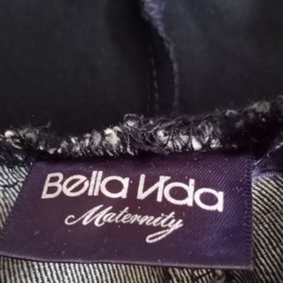NWOT - Bella Vida Over Belly Maternity Straight Leg Jeans - Size (XL) - Blue - Picture 7 of 7